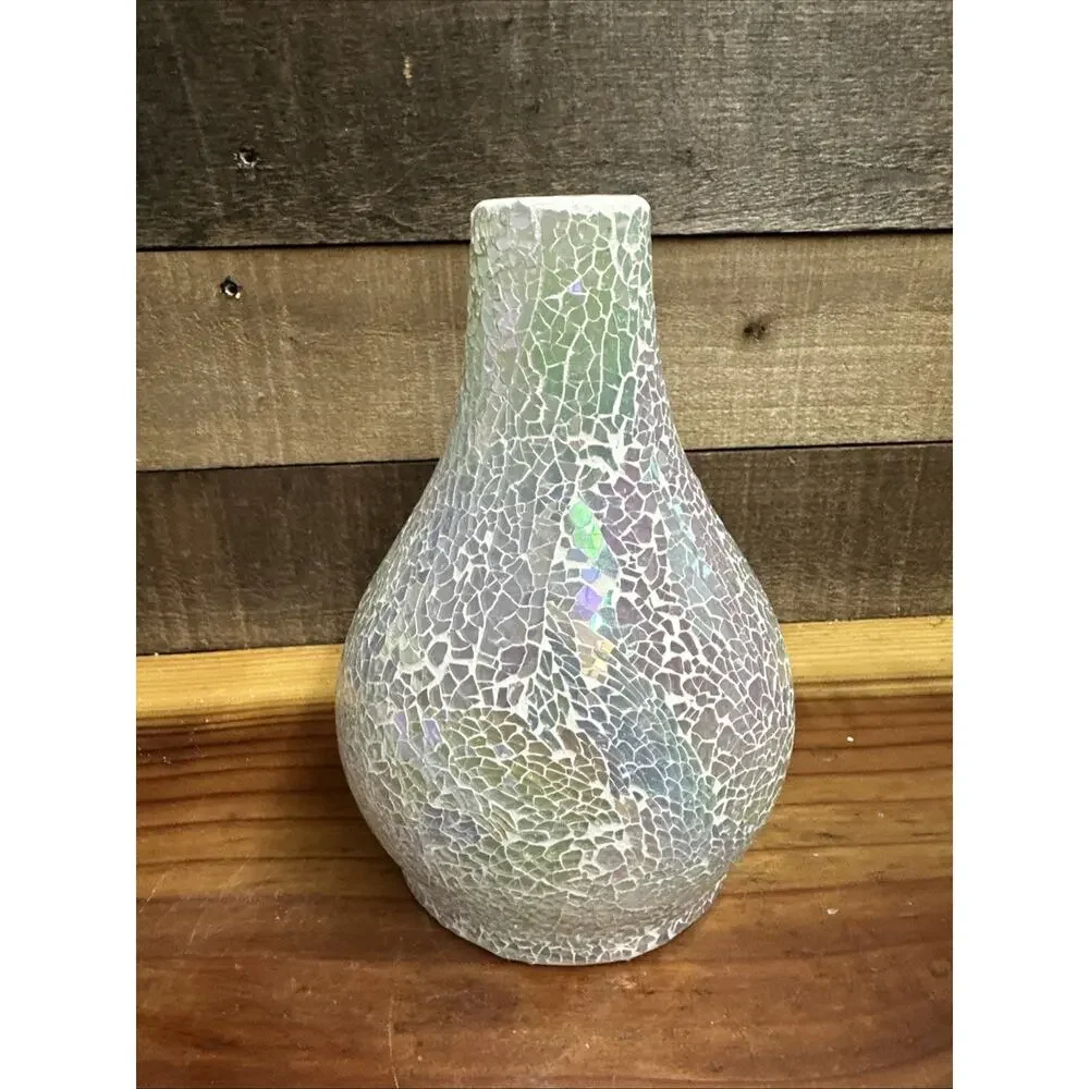 Scentsy Home Enchant Diffuser Shade Only Globe Mosaic Iridescent Shade In Box
